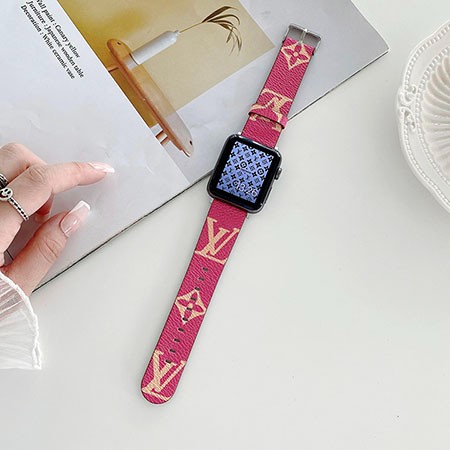 ブランド ルイヴィトン lv Apple Watch スマートウォッチバンド 人工皮革 耐久性 かわいい 男女向け ファッション 綺麗 買う 安全 通販 コピー 