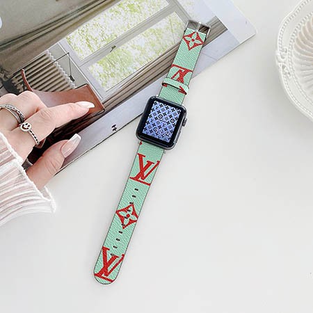 ブランド ルイヴィトン lv Apple Watch スマートウォッチバンド 人工皮革 耐久性 かわいい 男女向け ファッション 綺麗 買う 安全 通販 コピー 