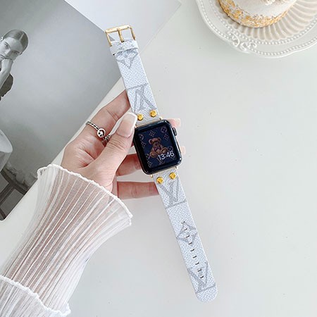 ルイヴィトン lv ブランド 腕時計ベルト アップルウォッチバンド Apple Watch サフィアーノレザー 耐摩耗性 有名人 メンズ レデイース 純正 綺麗 韓国 可愛い 通販 丈夫 