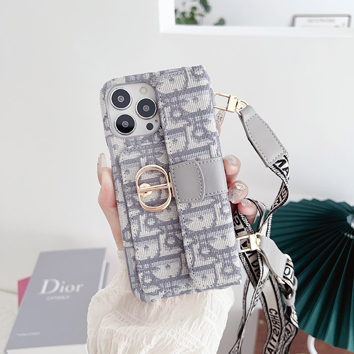 DIOR iphone15 proカバー カード収納