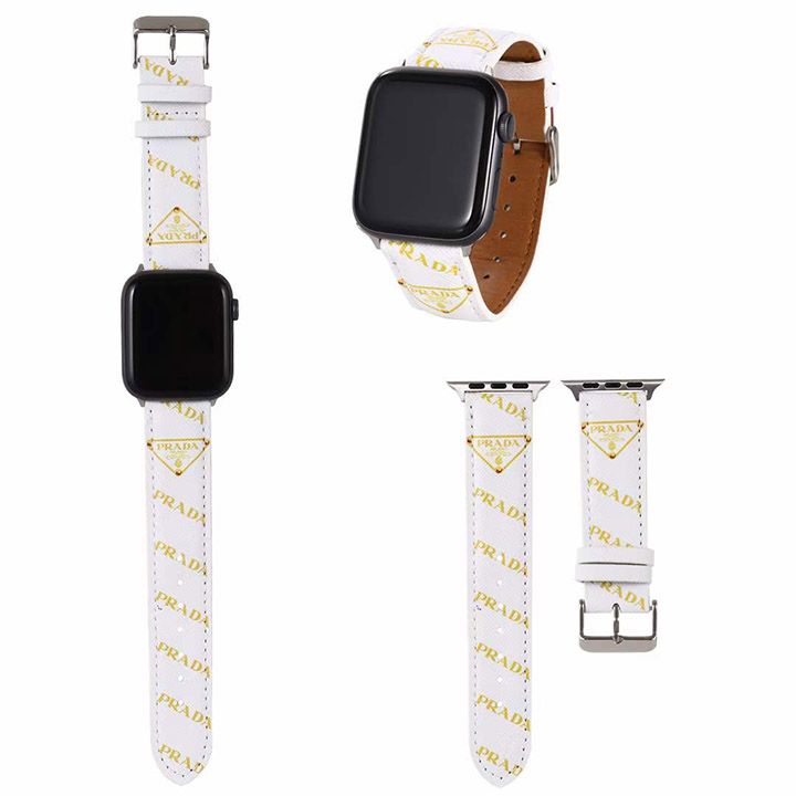 プラダApple watch 9 レザーバンド